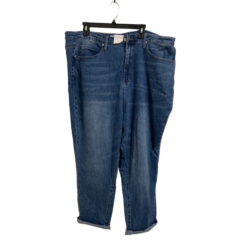 Bp. women's blue denim moms Jeans size 20 NEW‎